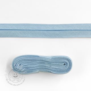 Schrägband baumwoll - 3 m light blue