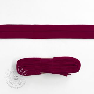 Schrägband baumwoll - 3 m bordeaux