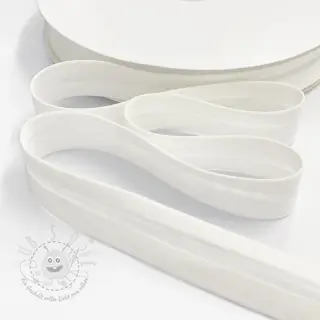Schrägband double gauze off white