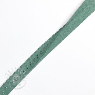 Elastisches Schrägband Polyamide 12 mm LUXURY dark old green