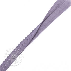 Elastisches Schrägband Polyamide 12 mm LUXURY lavender