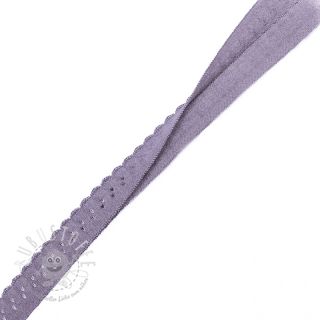 Elastisches Schrägband Polyamide 12 mm LUXURY lavender