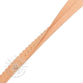 Elastisches Schrägband Polyamide 12 mm LUXURY peach