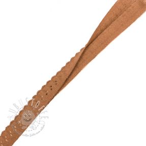 Elastisches Schrägband Polyamide 12 mm LUXURY rust