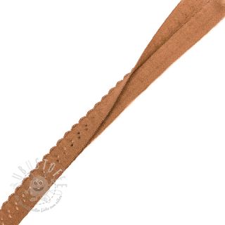 Elastisches Schrägband Polyamide 12 mm LUXURY rust