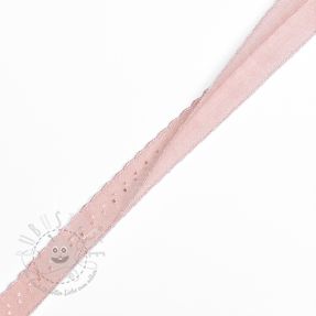 Elastisches Schrägband Polyamide 12 mm LUXURY pink