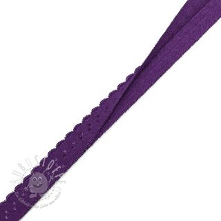 Elastisches Schrägband Polyamide 12 mm LUXURY purple