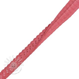 Elastisches Schrägband Polyamide 12 mm LUXURY coral