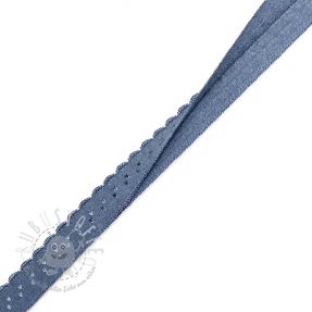Elastisches Schrägband Polyamide 12 mm LUXURY light jeans