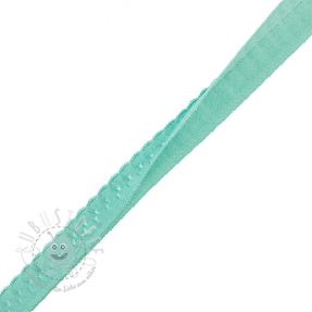 Elastisches Schrägband Polyamide 12 mm LUXURY dark mint