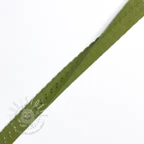 Elastisches Schrägband Polyamide 12 mm LUXURY army