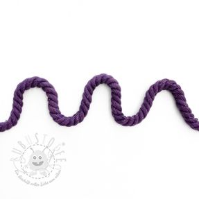 Baumwollkordel 8 mm purple