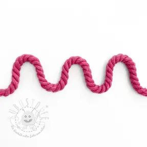 Baumwollkordel 8 mm fuchsia
