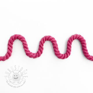 Baumwollkordel 8 mm fuchsia