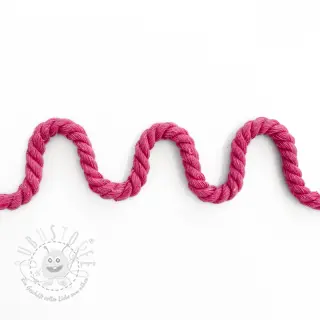 Baumwollkordel 8 mm fuchsia
