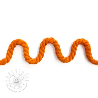 Baumwollkordel 8 mm orange