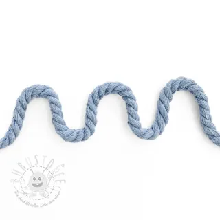 Baumwollkordel 8 mm light blue