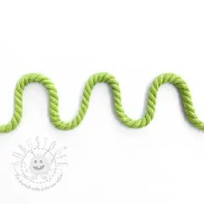 Baumwollkordel 8 mm lime