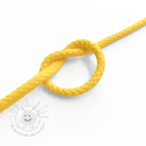 Baumwollkordel 5 mm lemon