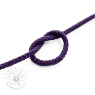 Baumwollkordel 5 mm purple