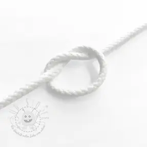 Baumwollkordel 5 mm white