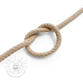 Baumwollkordel 5 mm sand