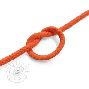 Baumwollkordel 5 mm orange
