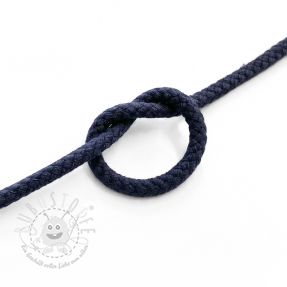 Baumwollkordel 5 mm dark blue