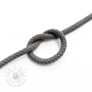 Baumwollkordel 5 mm dark grey