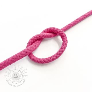 Baumwollkordel 5 mm fuchsia