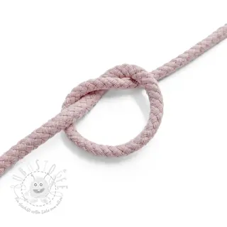 Baumwollkordel 5 mm old pink