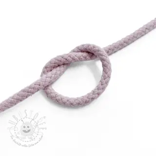 Baumwollkordel 5 mm washed pink