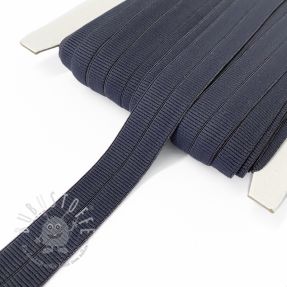 Elastisches Schrägband Polyamide matt 20 mm RIB dark grey