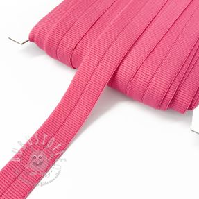 Elastisches Schrägband Polyamide matt 20 mm RIB fuchsia