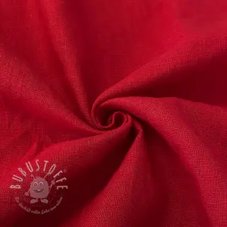 Leinenstoff gewaschen red