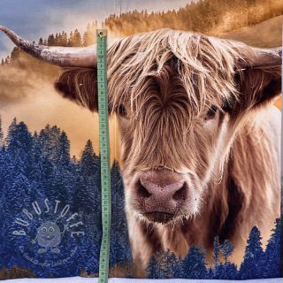 Sweatstoff Nordic cattle PANEL digital print