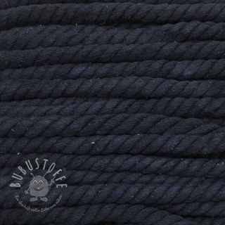 Baumwollkordel 12 mm dunkelblau