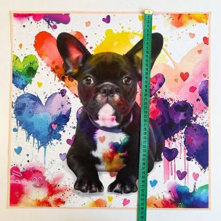 Kunstleder KARIA French Bulldog PANEL