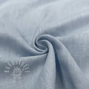 Leinenstoff gewaschen baby blue