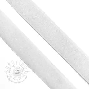 Klettverschluss weiss 25 mm