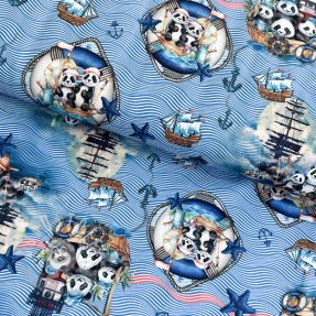 Jersey Sailor Panda Boat digital print