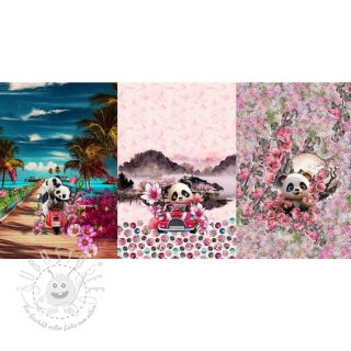 Jersey Sakura Panda PANEL digital print