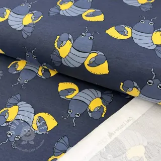 Sweatstoff Cool lobsters blue