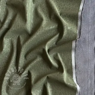 Bekleidungskunstleder STRUCTURE army green