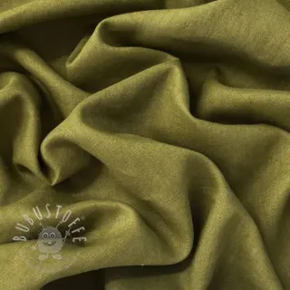 Leinenstoff gewaschen 170 g green