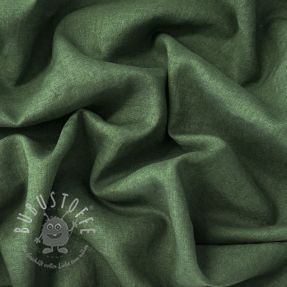 Leinenstoff gewaschen 170 g forest green