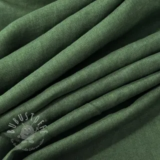 Leinenstoff gewaschen 170 g forest green
