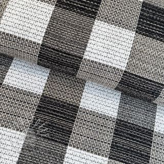 Dekostoff jacquard TWEED allover graphite