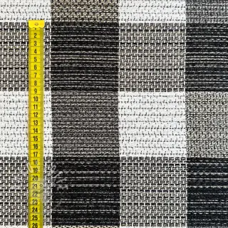 Dekostoff jacquard TWEED allover graphite