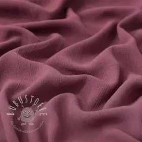 Viskosestoff leinen CRINCLE mulberry